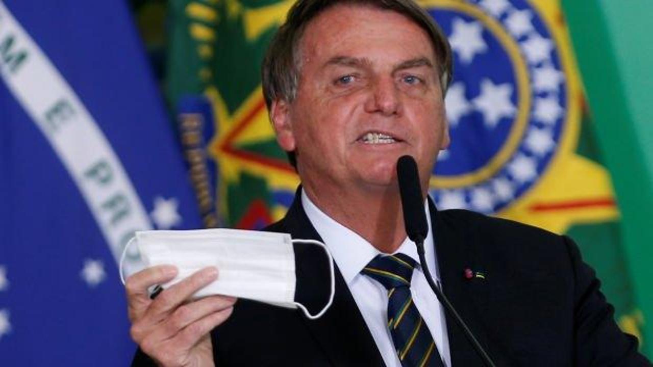 Brezilya Devlet Başkanı Bolsonaro'ya maske cezası