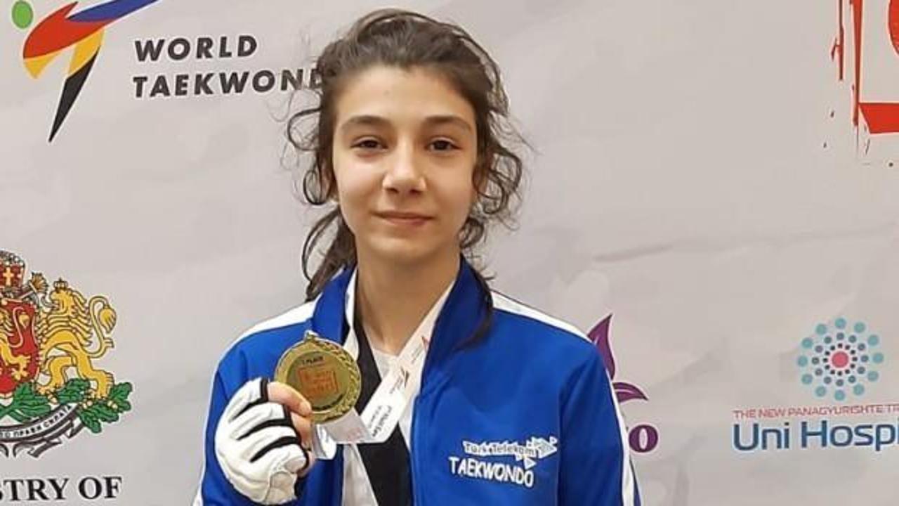 Genç tekvandocu, Avrupa şampiyonu oldu