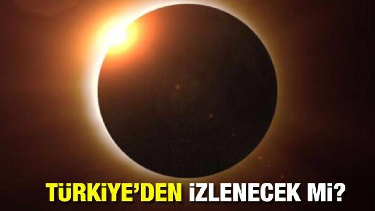 Güneş tutulması Türkiye’den gözükecek mi? Hangi illerden güneş tutulması izlenecek?