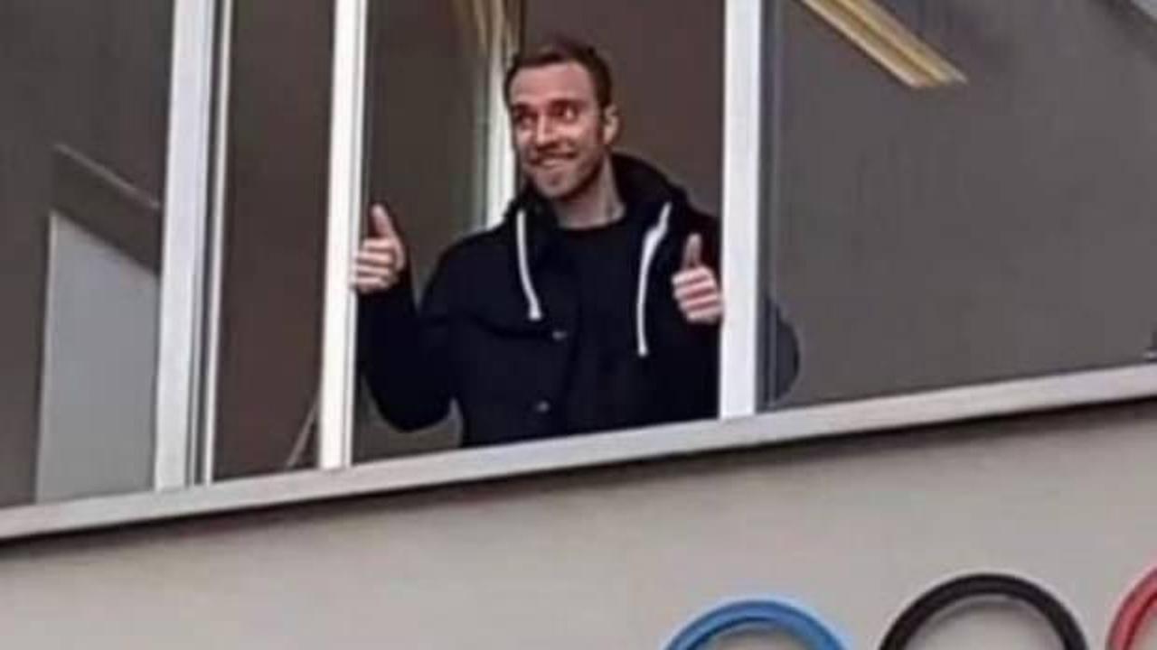 İşte Christian Eriksen'in ilk g&ouml;r&uuml;nt&uuml;s&uuml;!