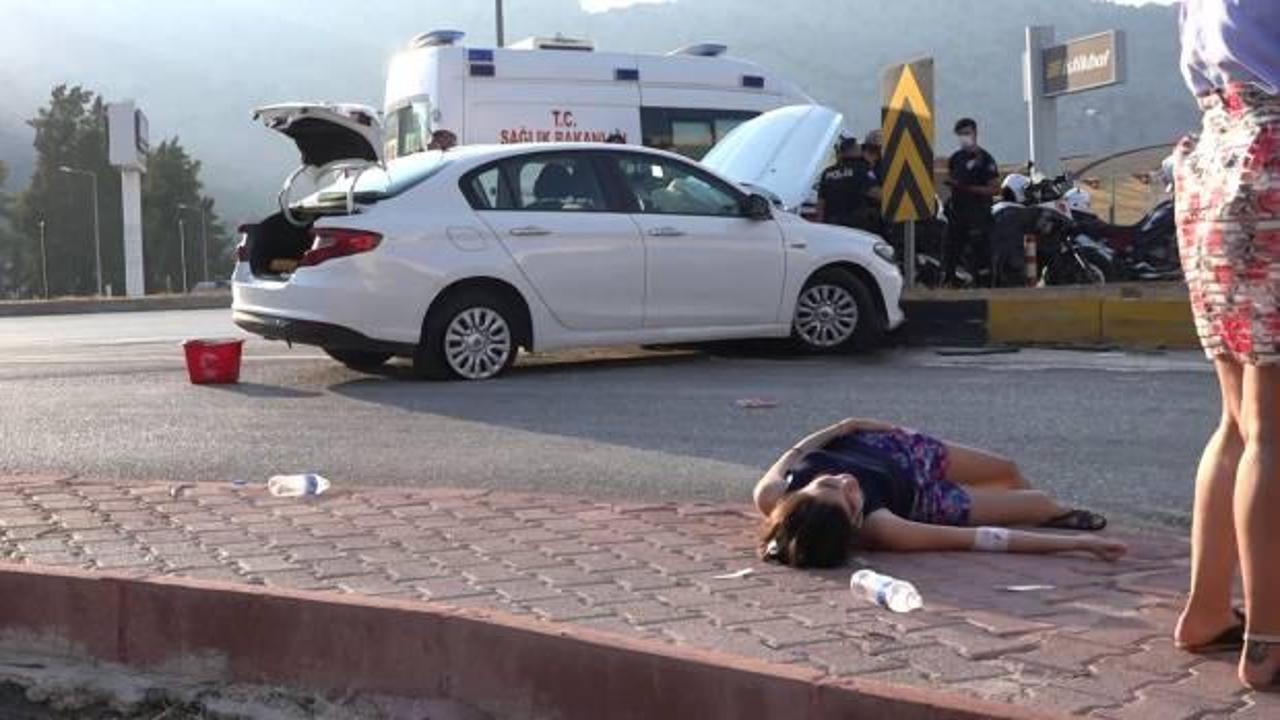 'Dur' ihtarına uymayıp kaza yapan alkoll&uuml; s&uuml;r&uuml;c&uuml;n&uuml;n s&ouml;zleri pes dedirtti