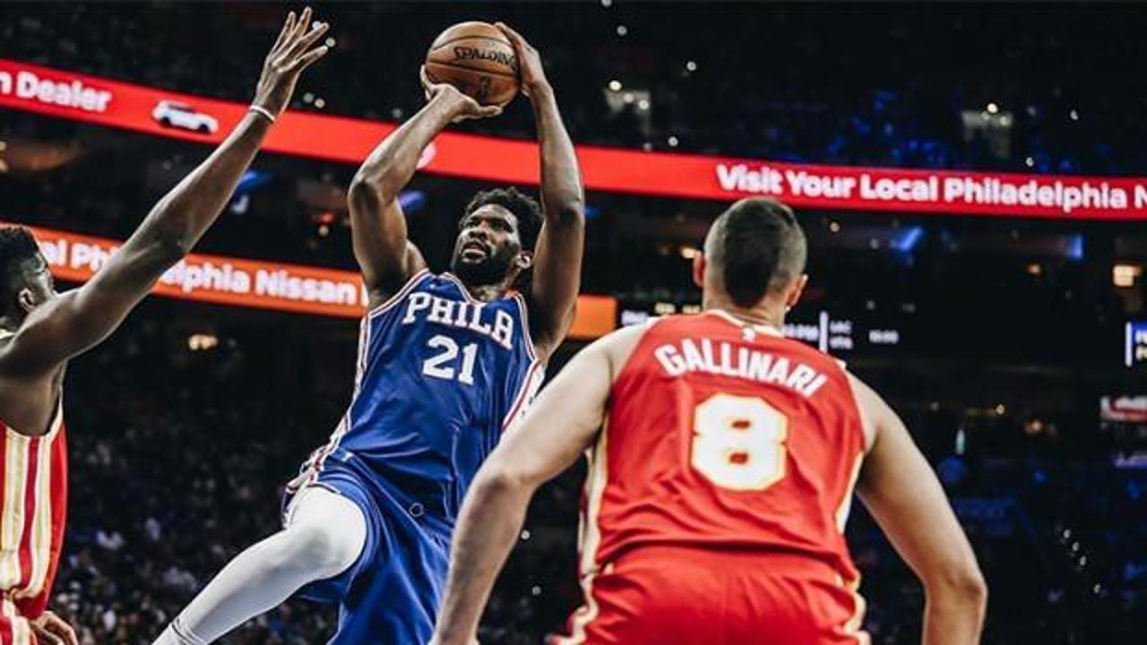 NBA'de 76ers, Hawks karşısında seriyi eşitledi