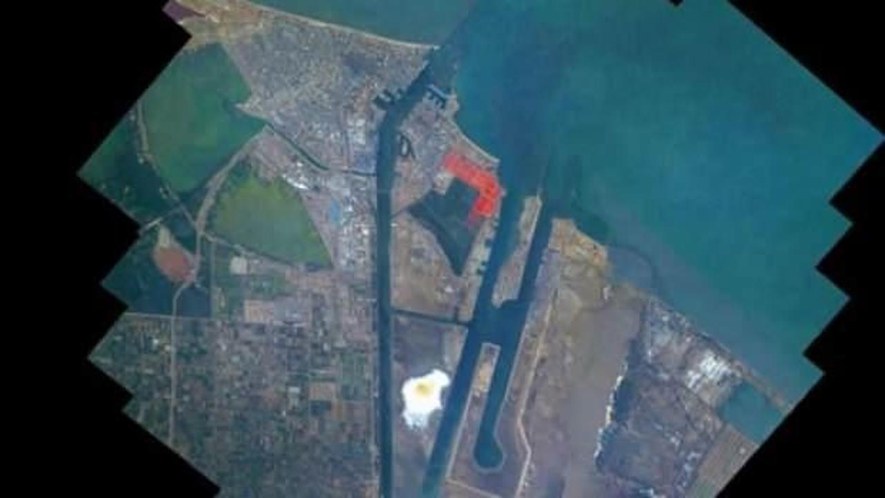 Süveyş Kanalı, uzaydan görüntülendi