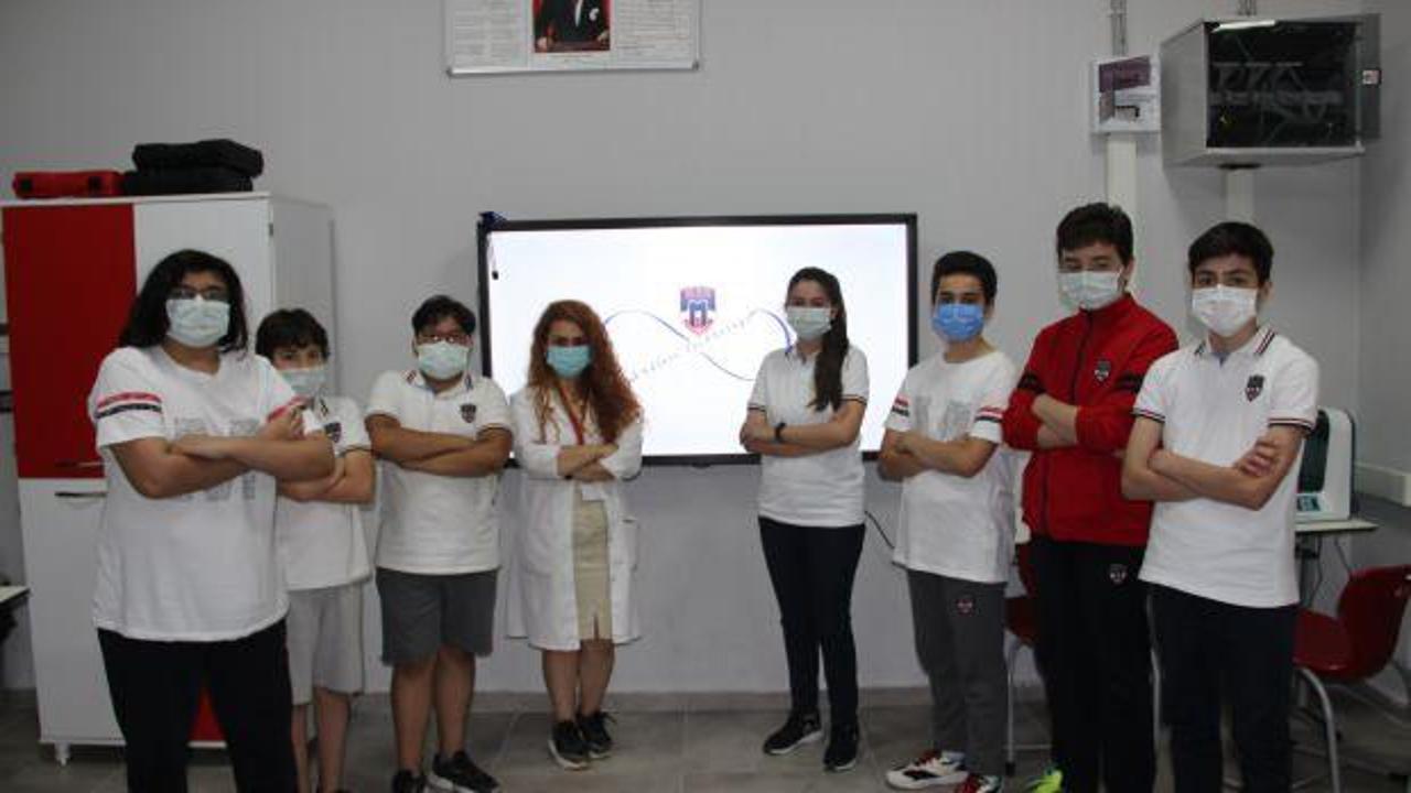 Ortaokul öğrencilerinin projesi TEKNOFEST yarışmasında finale kaldı