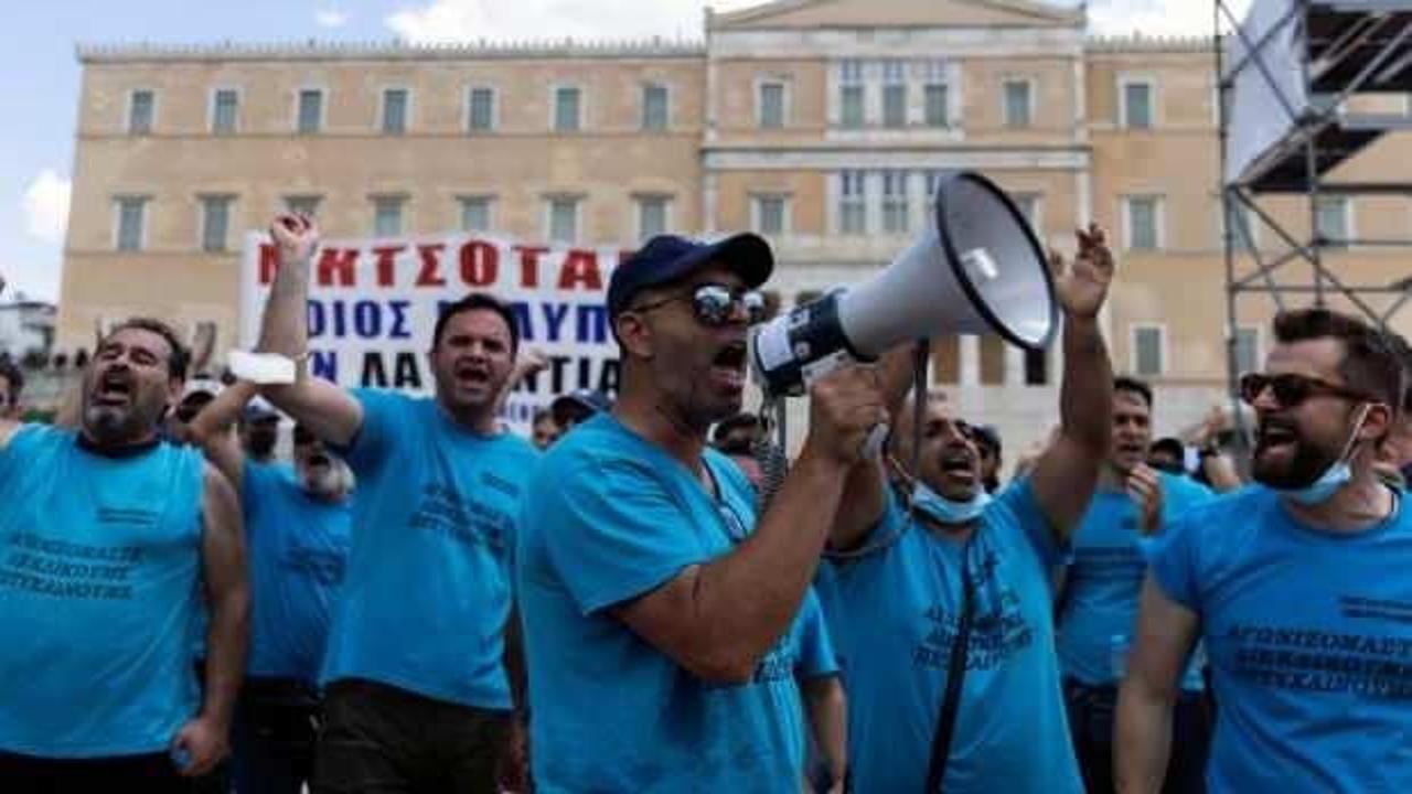 Yunanistan'da genel grev: Binlerce çalışan, iş bıraktı