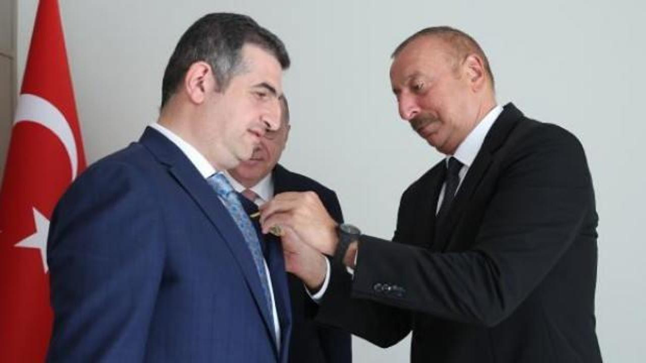 Aliyev'den, Haluk Bayraktar’a ‘Karabağ Nişanı’ 