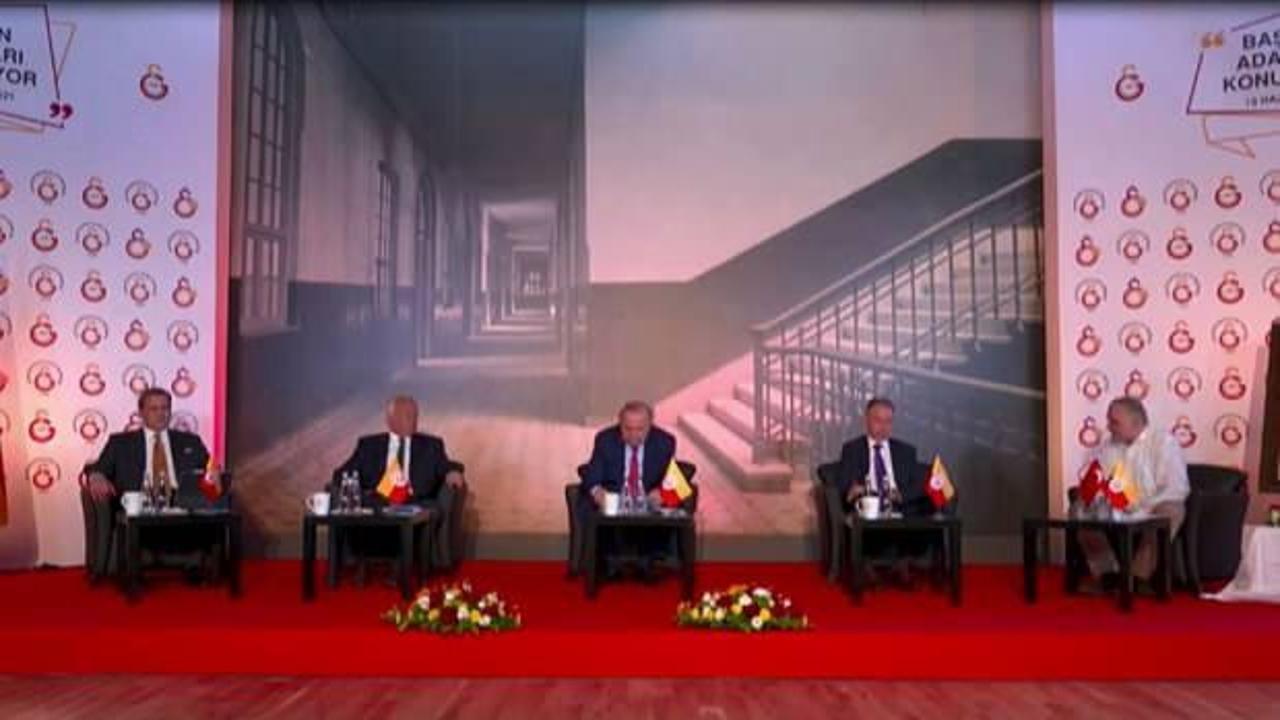 Galatasaray'da 4 başkan adayı canlı yayında bir araya geldi