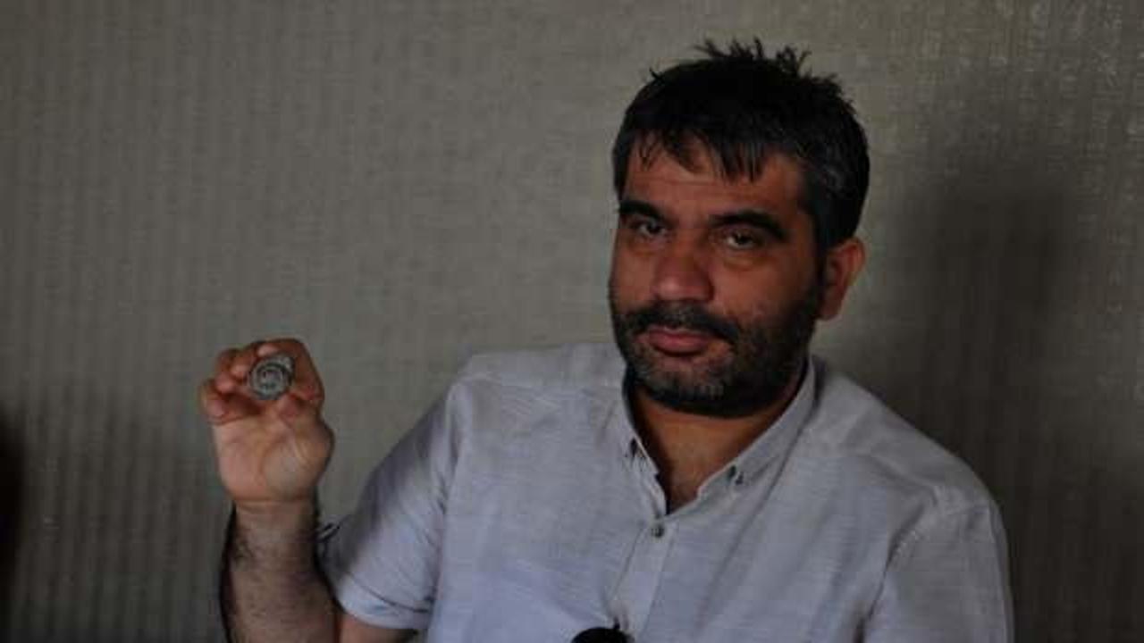 Gaziantep&rsquo;te dolaşırken buldu! 57 milyon yıl &ouml;ncesine ait