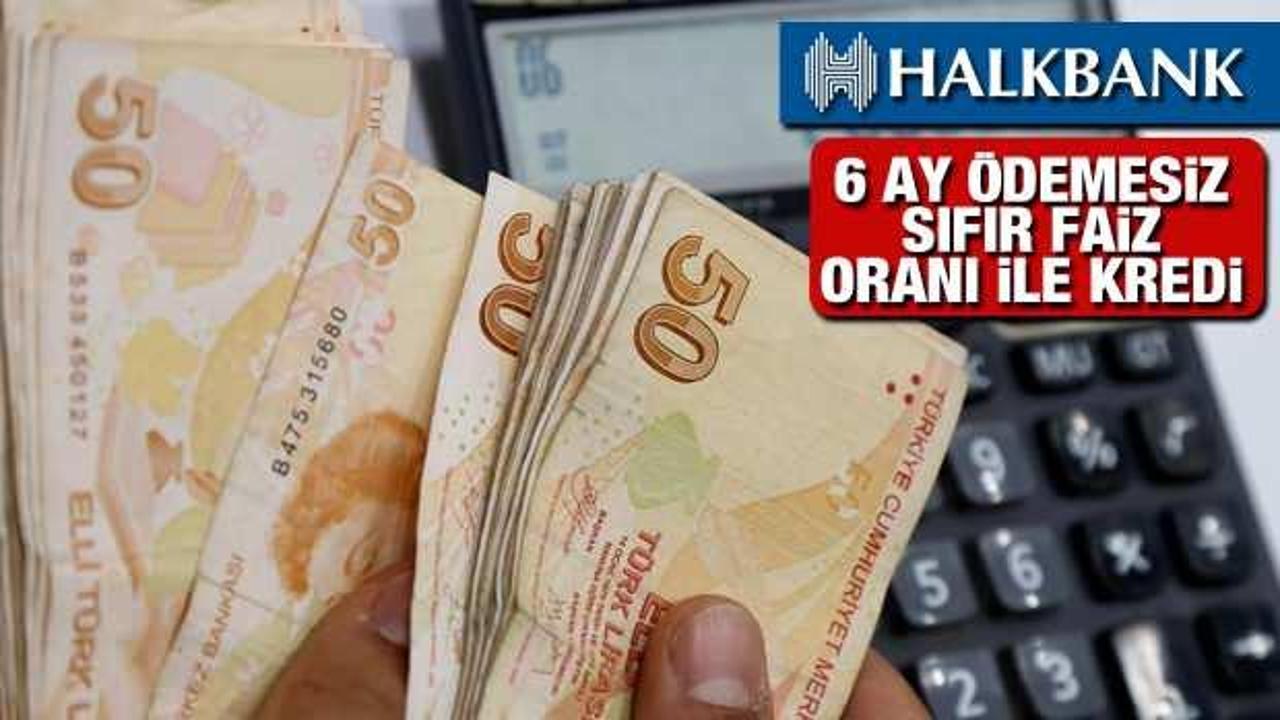 Halkbank Sıfır Faiz 6 Ay Ödemesiz 225 Bin TL'ye Kadar Kredi Fırsatı! Kredi Başvuru Detayları...