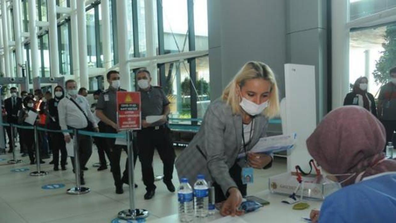 İstanbul Havalimanı'nda aşılama başladı