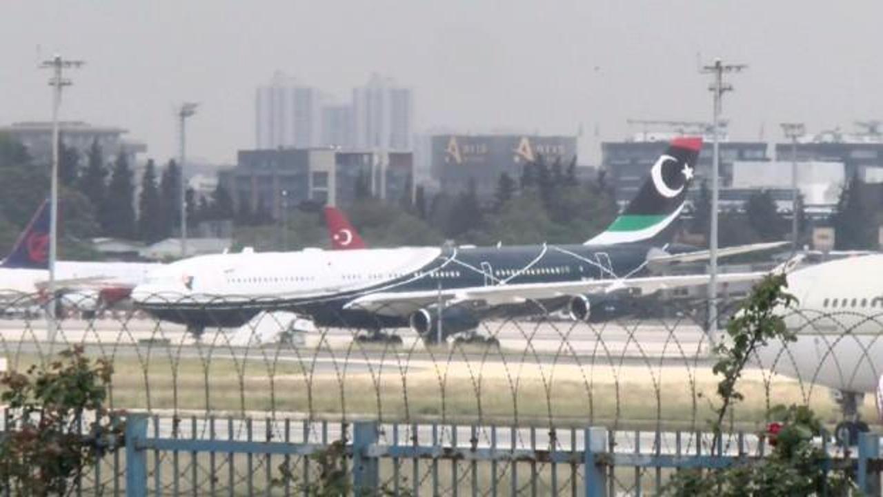 Kaddafi'nin kullandığı uçak İstanbul'dan Libya'ya uçtu