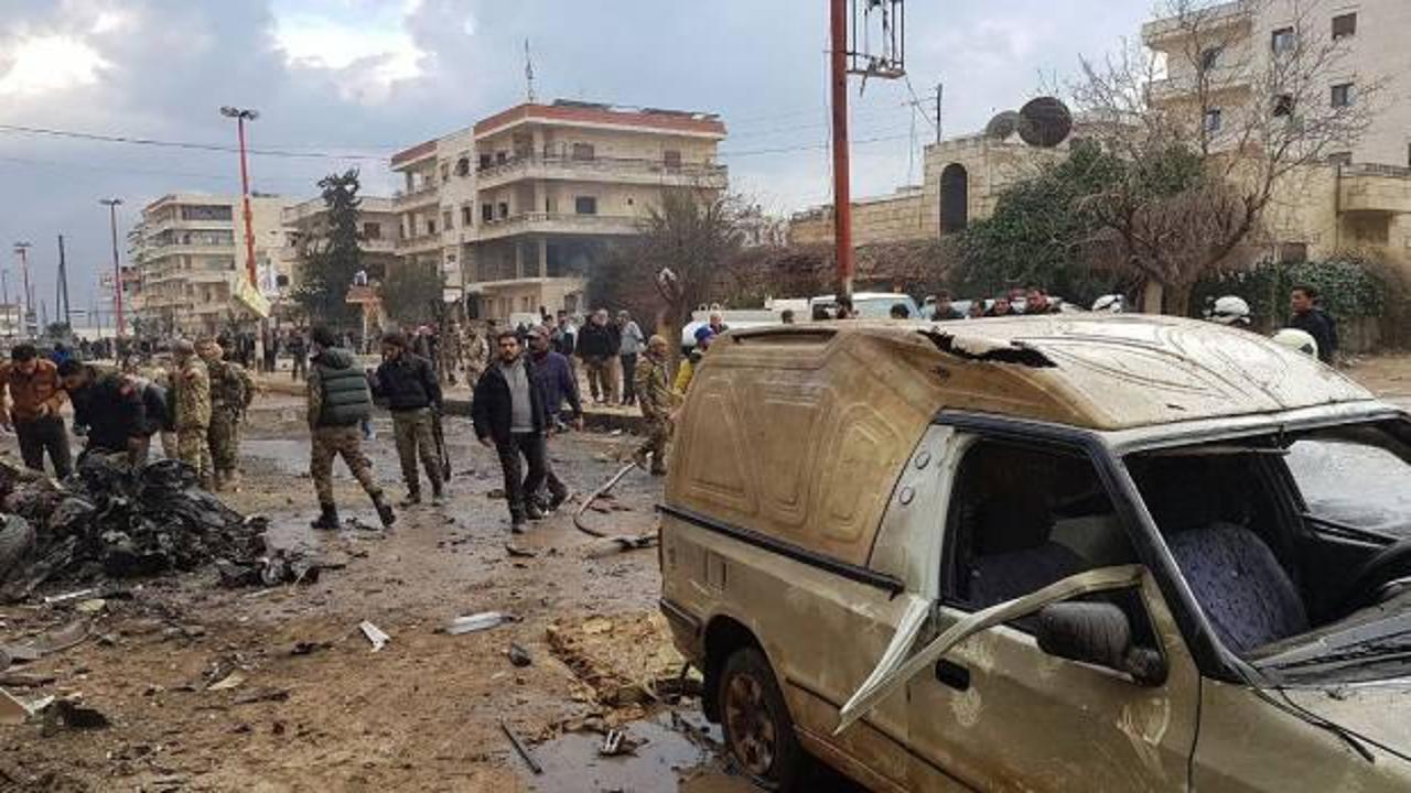 Afrin'de bombalı araçla düzenlenen terör saldırısında 1 kişi öldü