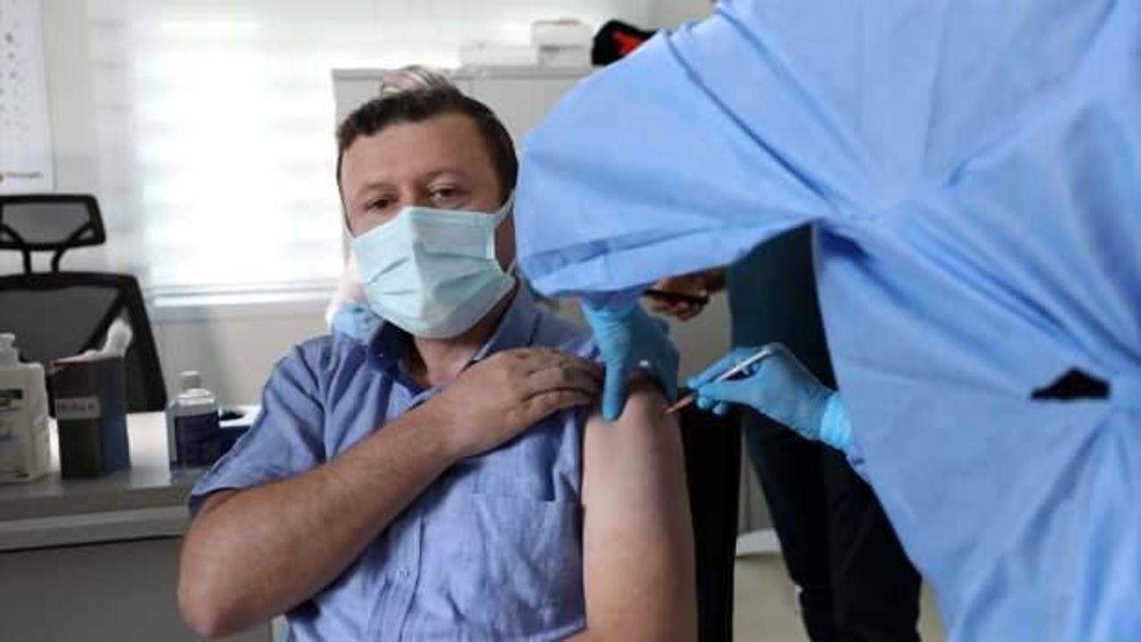 Organize sanayi bölgelerinde mobil aşı uygulamasına başlandı