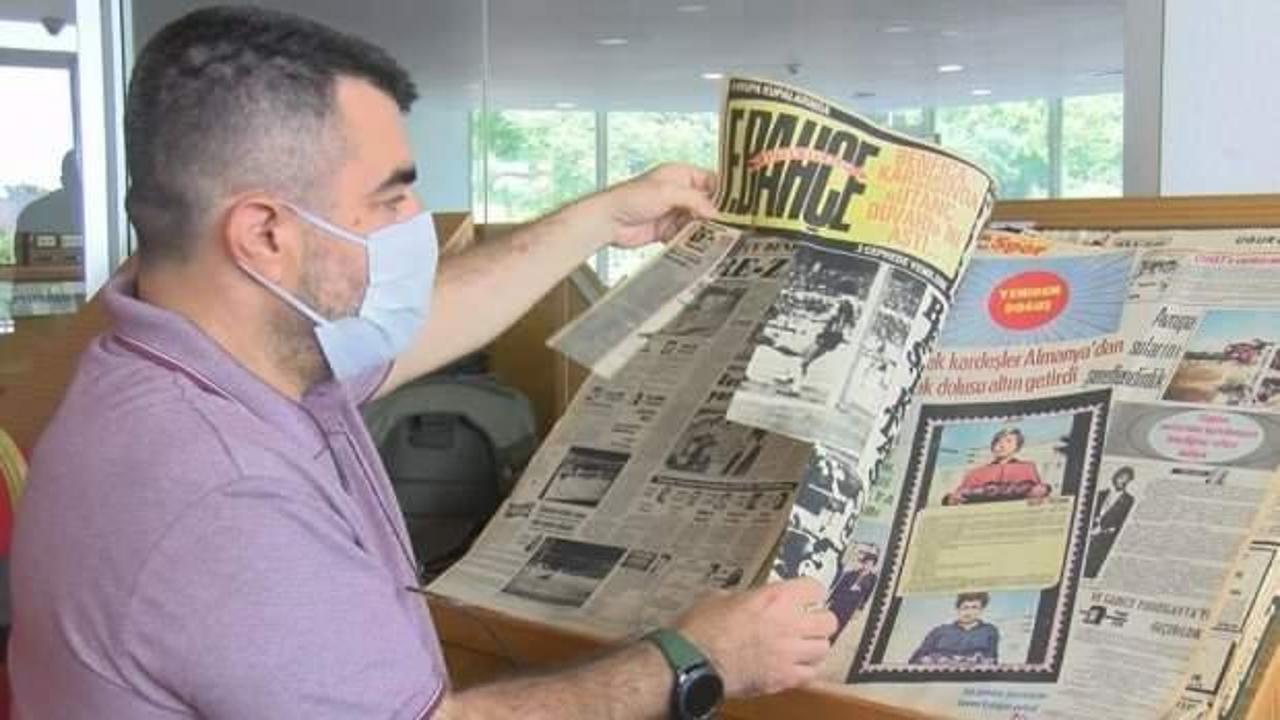 Atatürk Kitaplığı'ndaki tarihi gazete nüshaları kesildi
