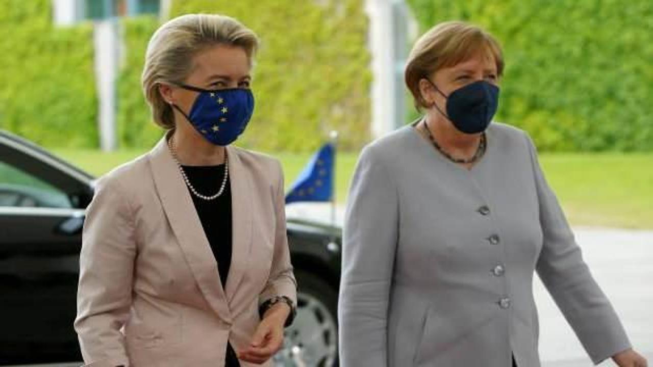 Merkel ve von der Leyen'den Türkiye'ye destek