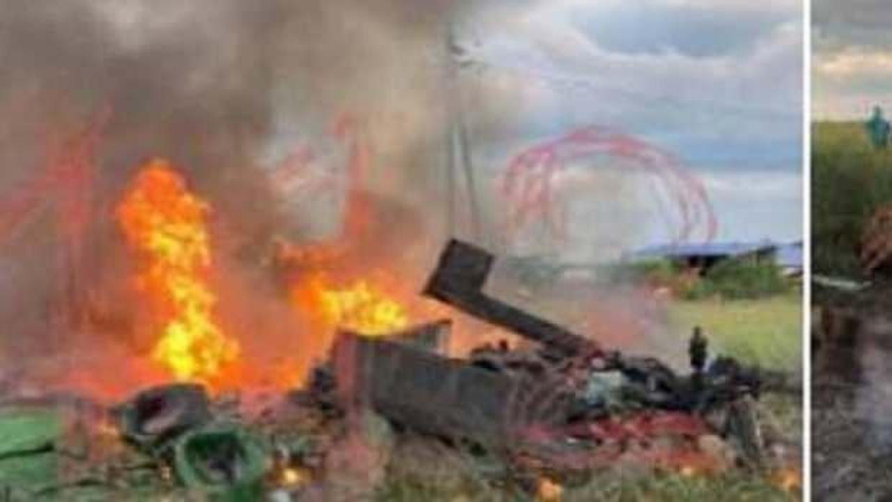 Rusya'da askeri helikopter düştü: 3 ölü