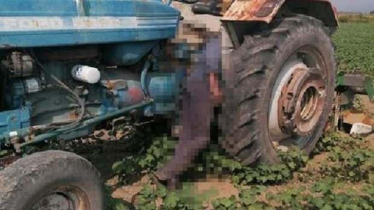 Traktörüne yaslanmış halde ölü bulundu