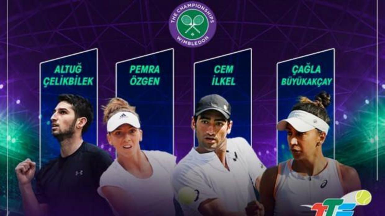 Wimbledon elemelerinde 4 Türk