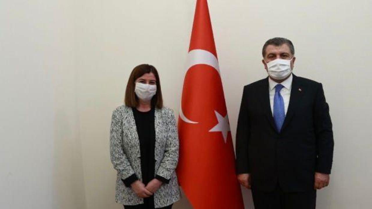 AK Parti Edirne Milletvekili Aksal, Bakan Koca ile görüştü