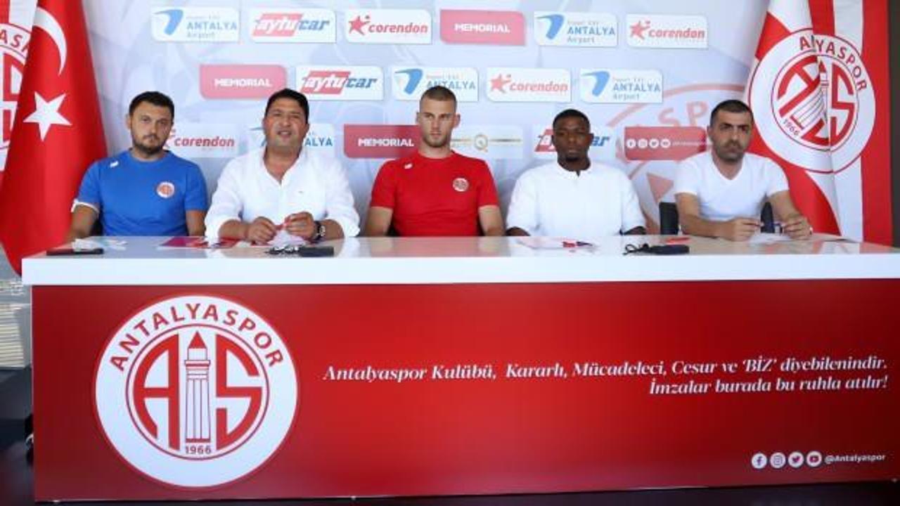 Antalyaspor, iki futbolcuyu kadrosuna kattı