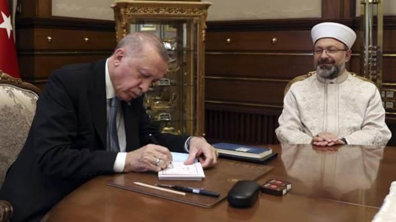 Başkan Erdoğan, TDV’ye kurban bağışında bulundu