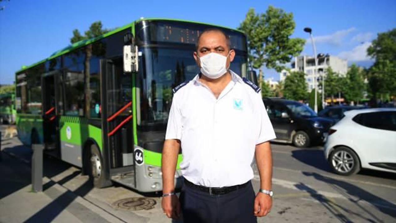 &Ccedil;ocuğu aklına geldi otob&uuml;s&uuml;n y&ouml;n&uuml;n&uuml; okula &ccedil;evirdi