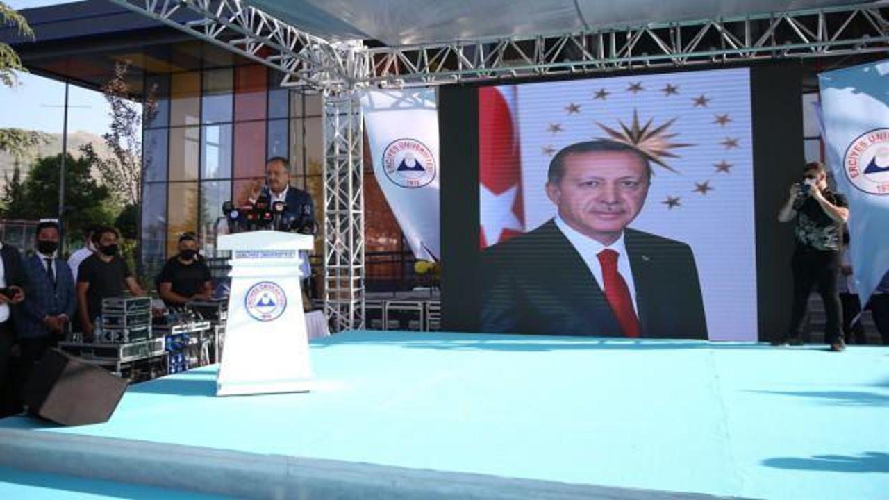 Erdoğan telefonla açılışa katılıp duyurdu: Dünyada bununla yarışabilecek bir kurum yok!