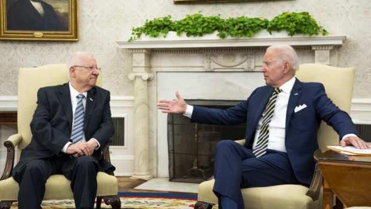 İsrail Cumhurbaşkanı Rivlin, Biden'e methiyeler dizdi