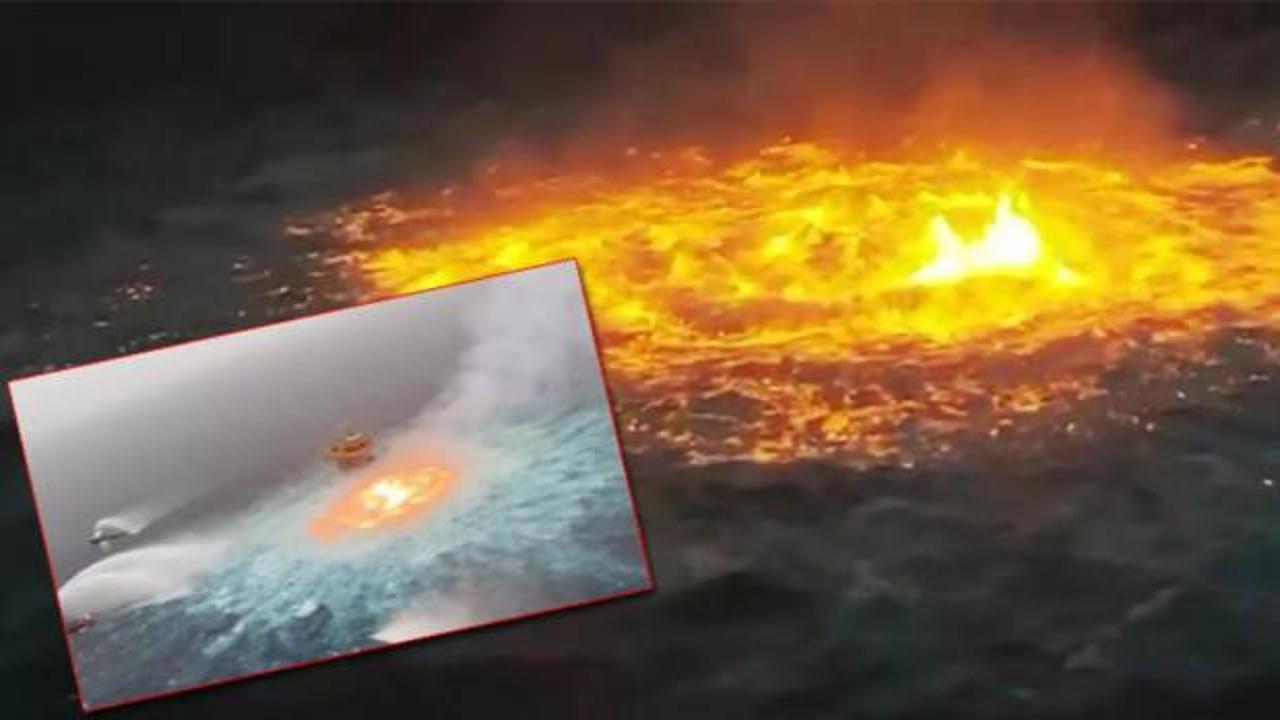 Meksika K&ouml;rfezi'nin altında &ccedil;ıkan yangın kontrol altına alındı