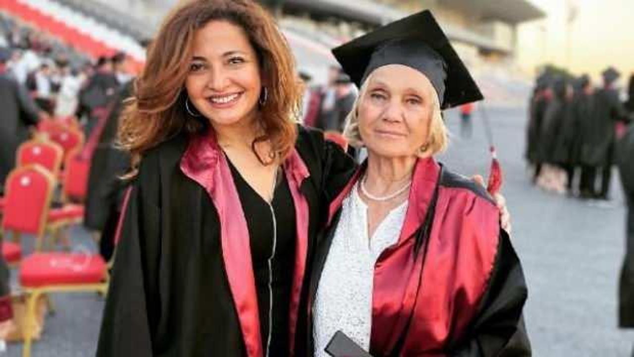  Nimet Süner 74 yaşında Cerrahpaşa Tıp Fakültesi'nden mezun oldu   