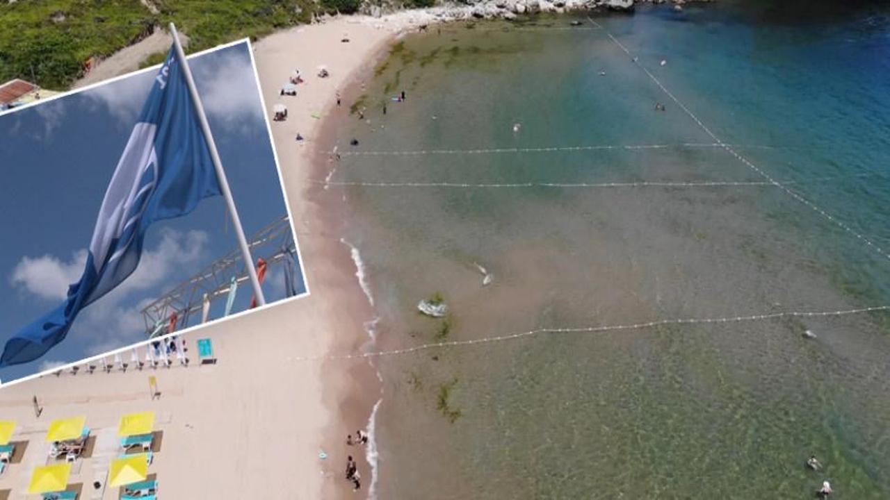 Şile Uzunkum Plajı’nda ‘Mavi Bayrak’ dalgalanıyor