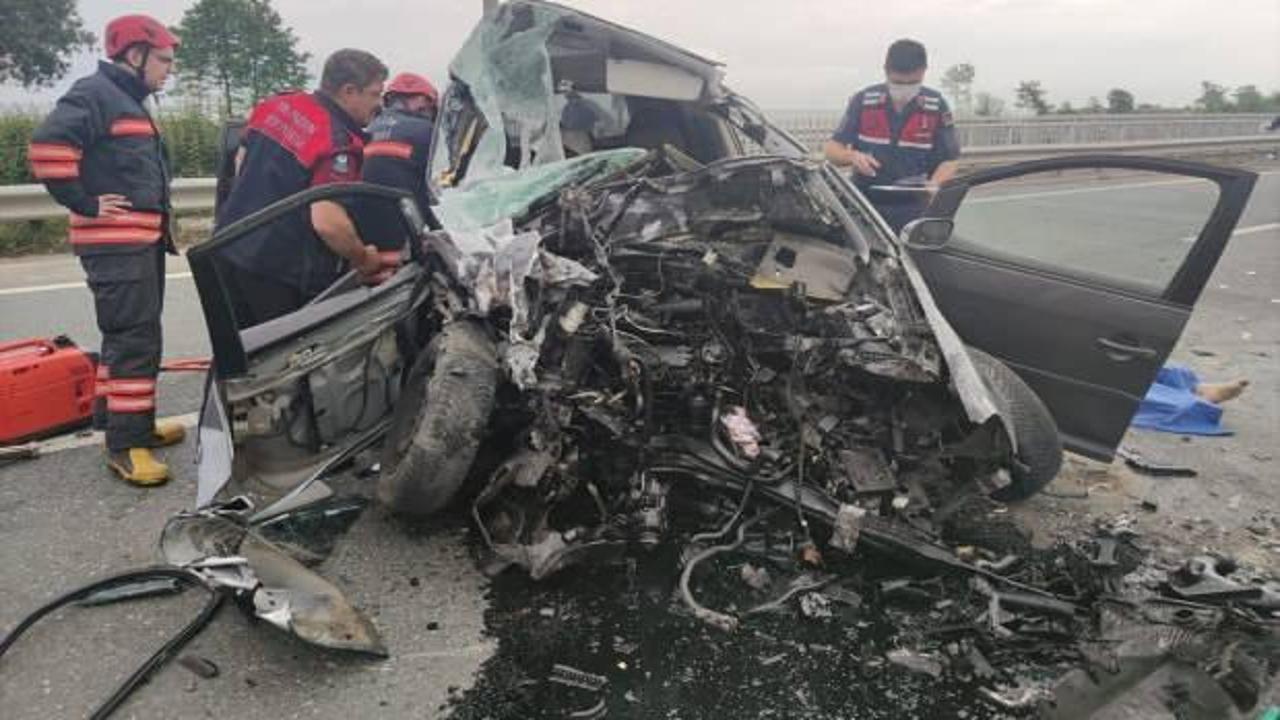 Trabzon'da feci kaza! 2 kişi öldü 4 kişi yaralandı