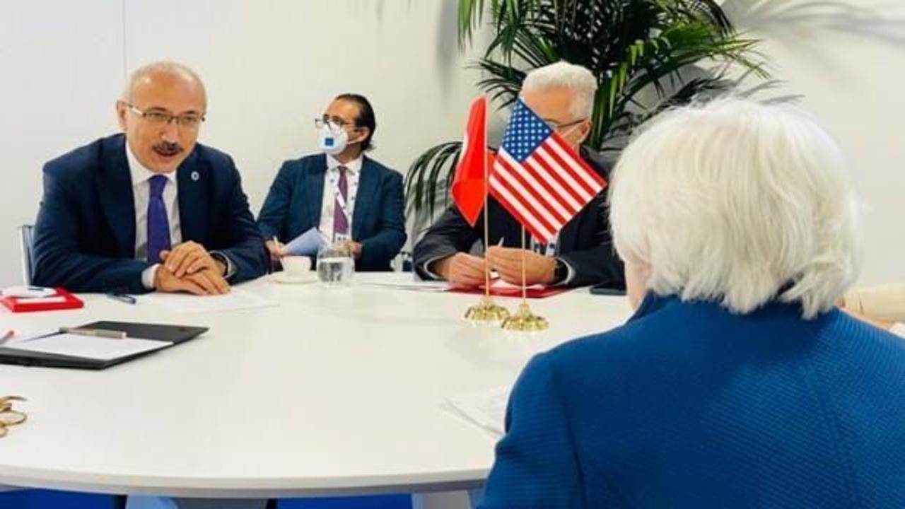 Bakan Elvan, ABD Hazine Bakanı Yellen ile görüştü