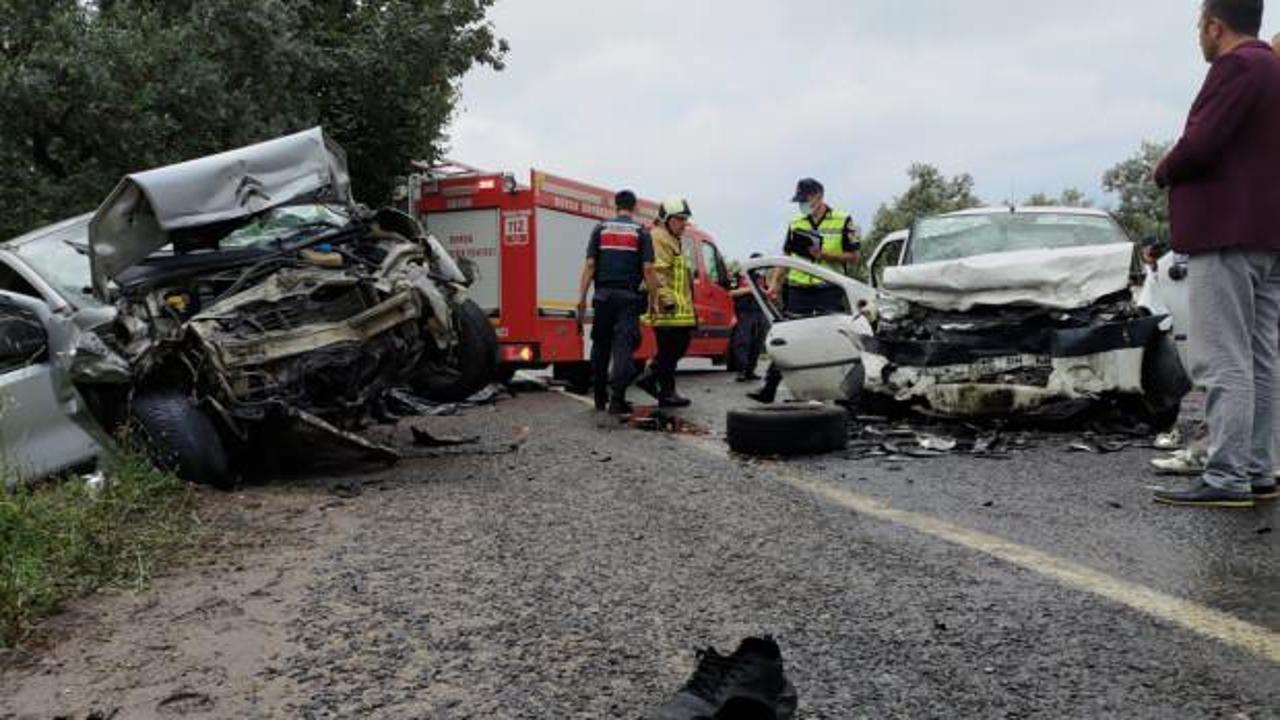 Bursa'da katliam gibi kaza: 4 ölü, 5 yaralı