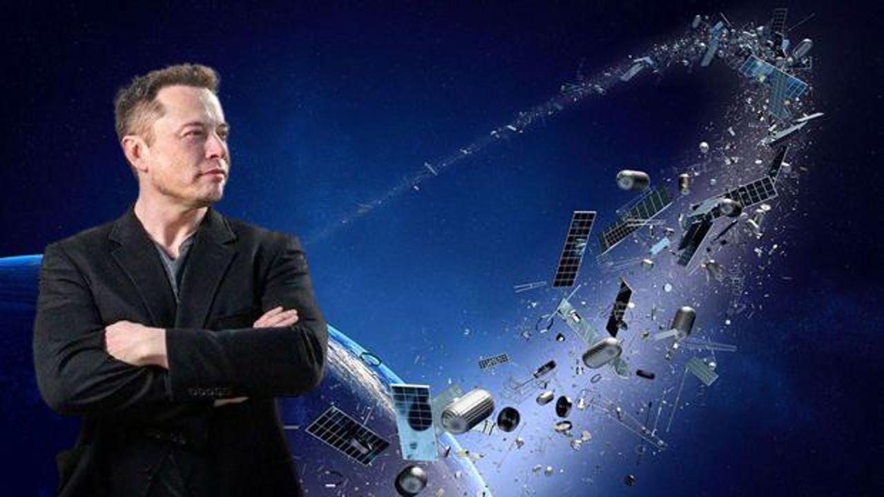 Elon Musk'ın şirketi uzay çöplerini toplayacak