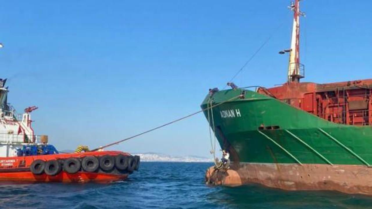İstanbul Boğazı’nda gemi arıza yaptı