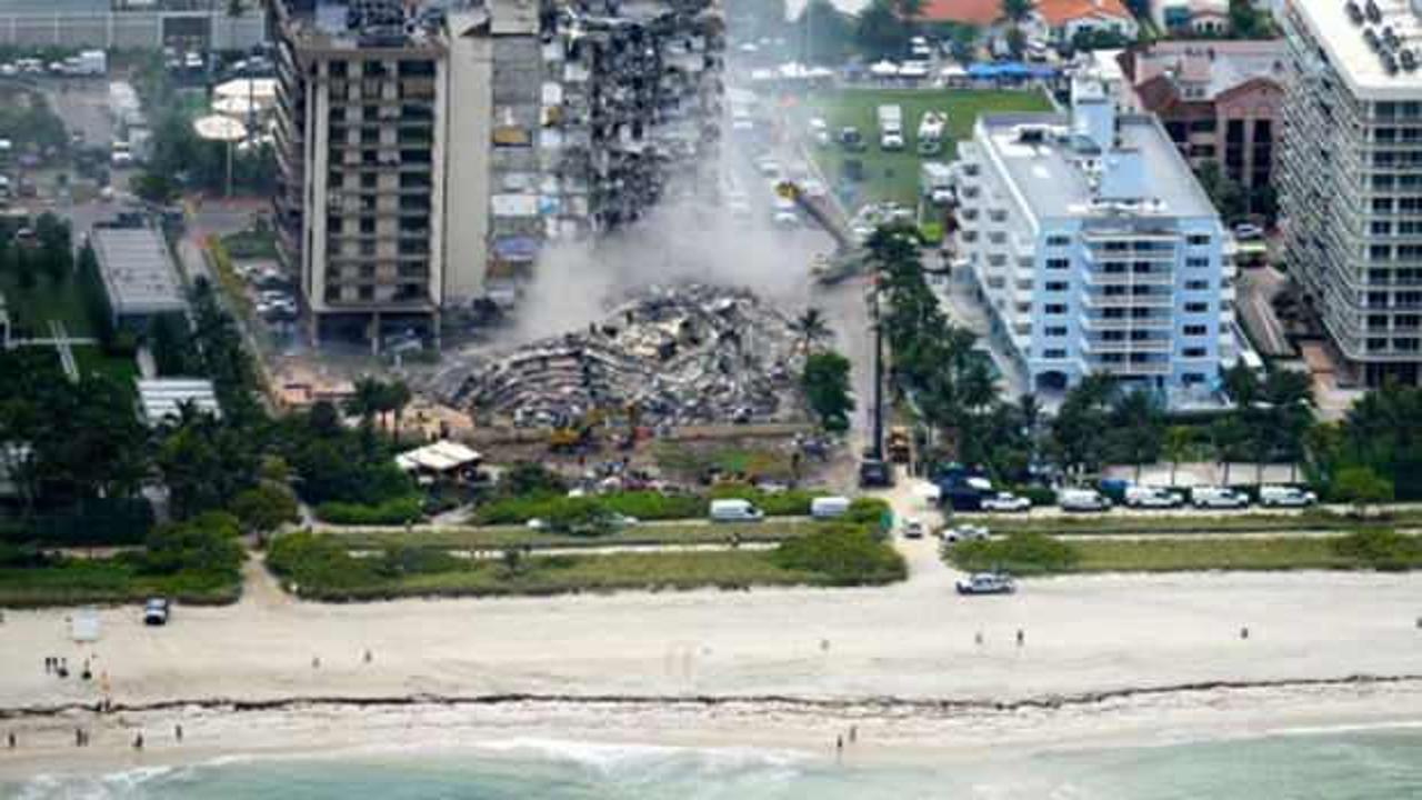 Miami'deki bina faciasında çıkarılan ceset sayısı 90'a ulaştı