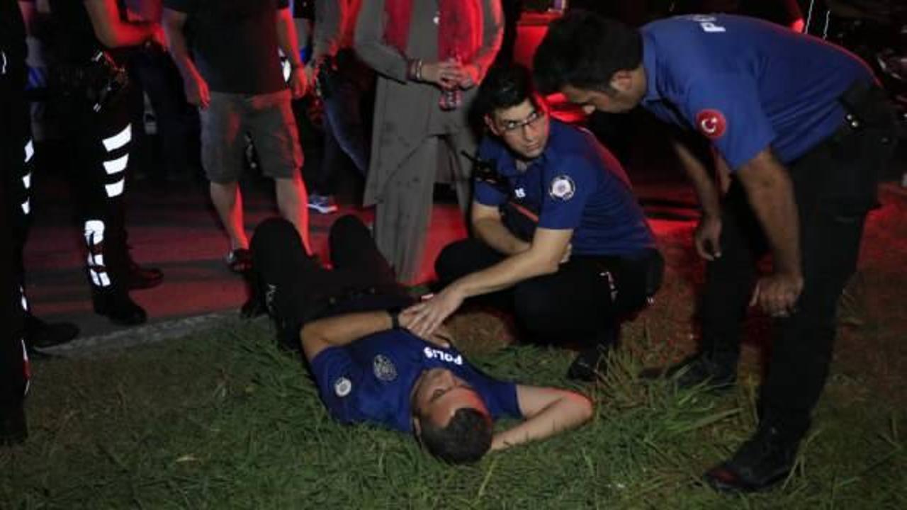 Adana’da polis aracıyla hafif ticari araç çarpıştı: 2’si polis 5 yaralı