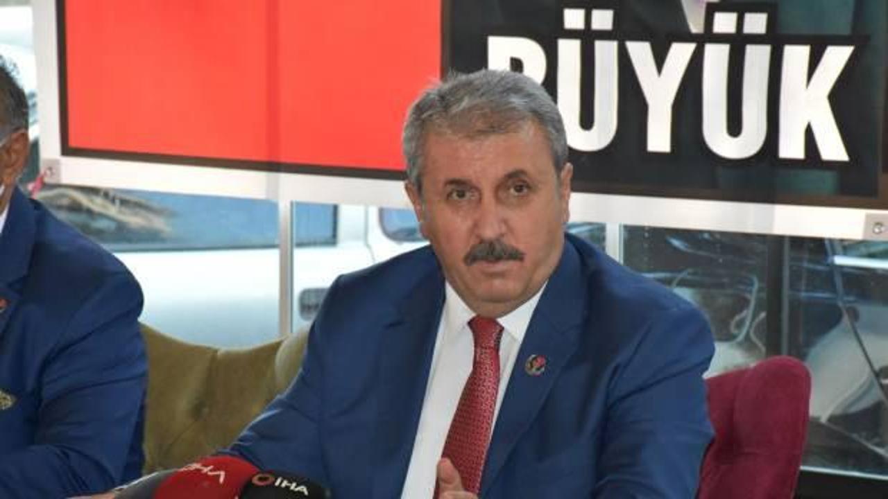 BBP Genel Başkanı Mustafa Destici'den Avrupa Birliği'ne tepki