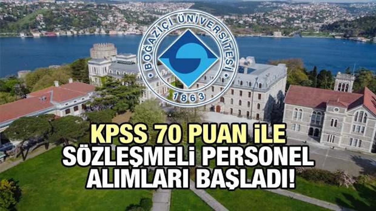 Boğaziçi Üniversitesi 25 Koruma ve Güvenlik Görevlisi alım ilanı! Başvurular sürüyor!