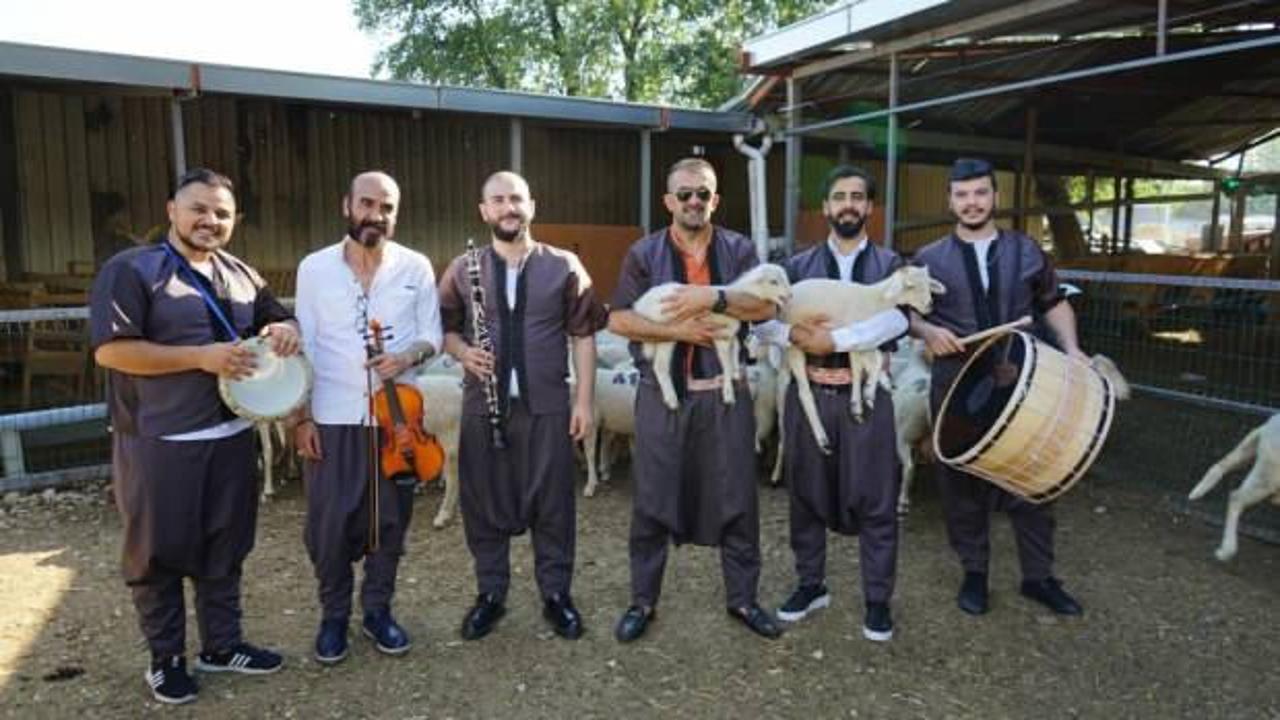 Kurban Bayramı &ouml;ncesi kuzularına sıra gecesi yaptı