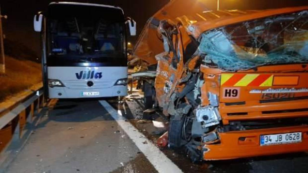 Kuzey Marmara Otoyolu'nda kaza: 4 yaralı 