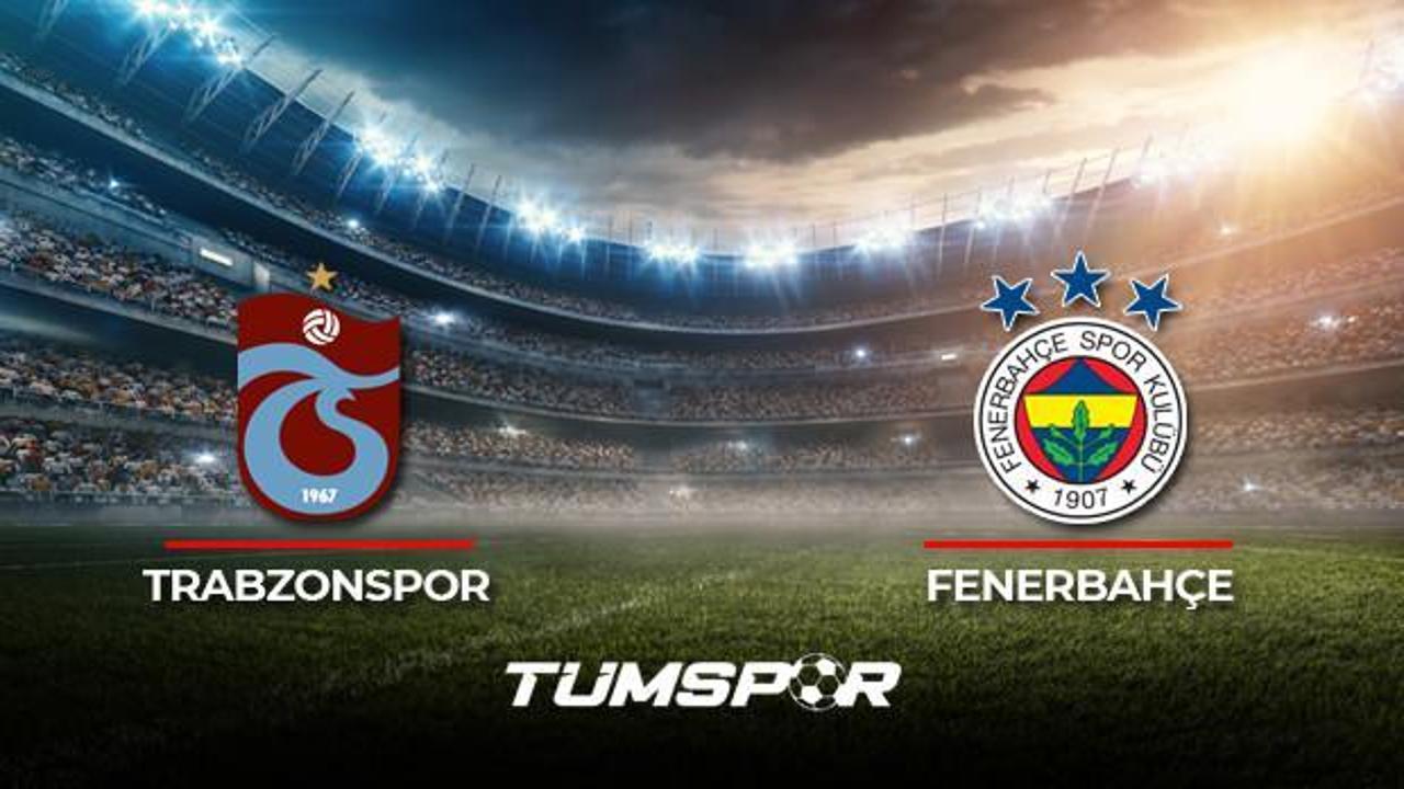 Trabzonspor Fenerbahçe maçı ne zaman? Süper Lig 2021-2022 sezonu Trabzonspor Fenerbahçe derbisi!