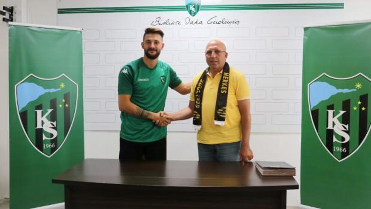 Kocaelispor, Mehmet Taş ile 2 yıllık sözleşme imzaladı