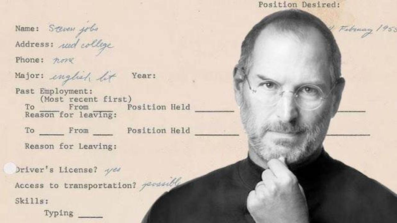 Steve Jobs’un iş başvurusu NFT olarak satışa çıktı