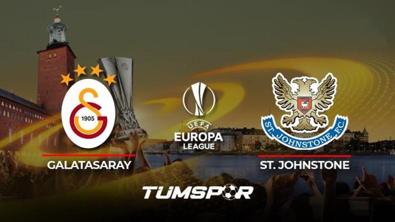 Galatasaray St. Johnstone maçı ne zaman saat kaçta hangi kanalda? İşte GS St. Johnstone 11'leri!