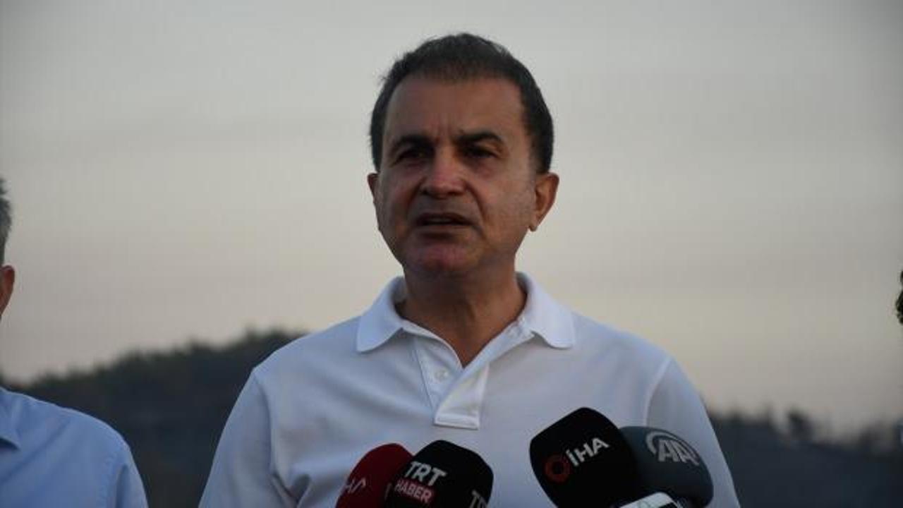 AK Parti'li Ömer Çelik'ten Adana'daki yangınlarla ilgili açıklama