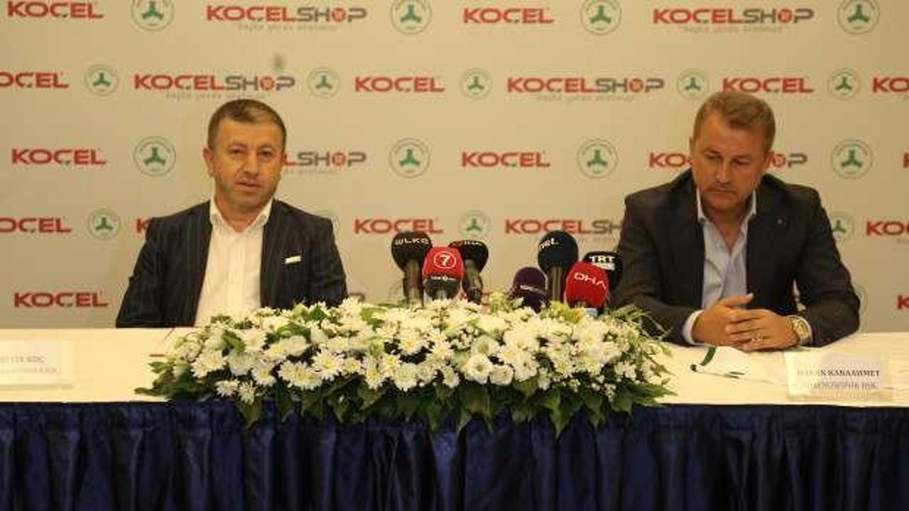 Giresunspor, KOÇEL AŞ ile sponsorluk anlaşması imzaladı