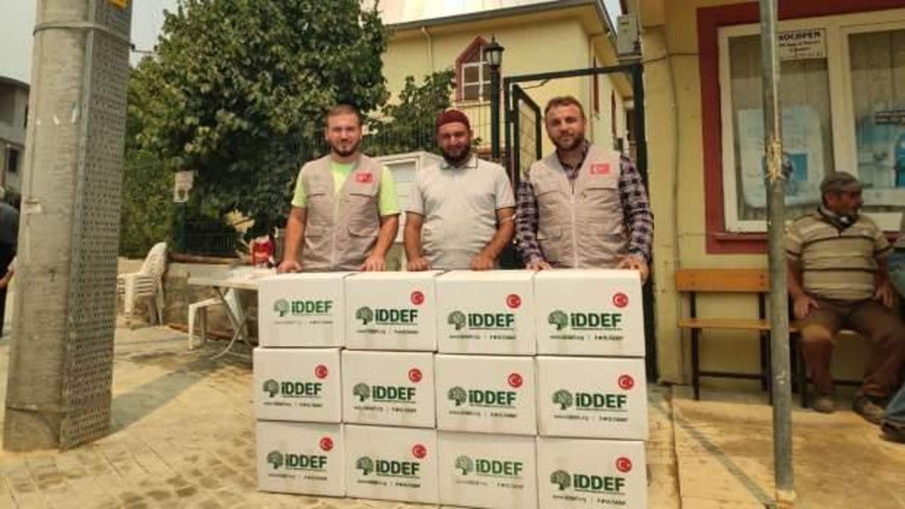 İDDEF Ekipleri Yangın Bölgesinde