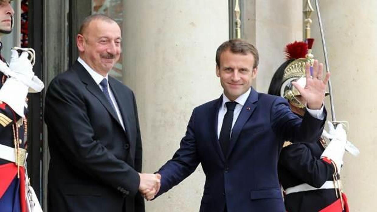 Macron ile Aliyev arasında Ermenistan görüşmesi